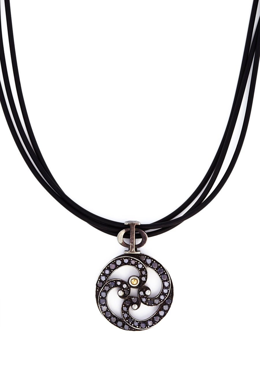 Sterling Silver Spiral Necklace