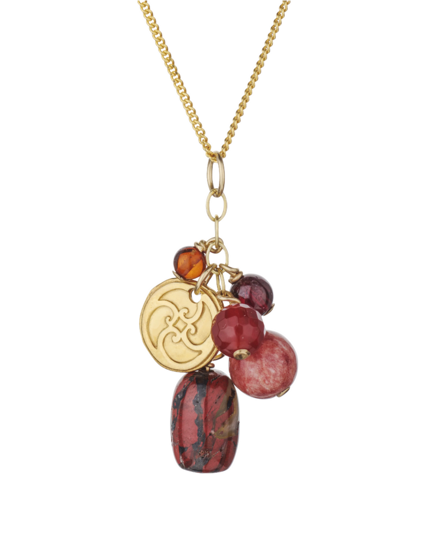 Fire Mystic Stone Necklace