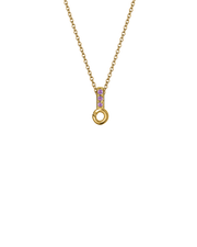 Gold Vermeil Mini Pendant Tops with 3 Stones