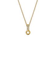 Gold Vermeil Mini Pendant Tops with 3 Stones