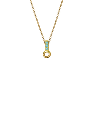 Gold Vermeil Mini Pendant Tops with 3 Stones