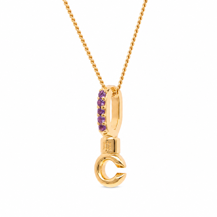Gold Vermeil Pendant Tops with 5 Stones