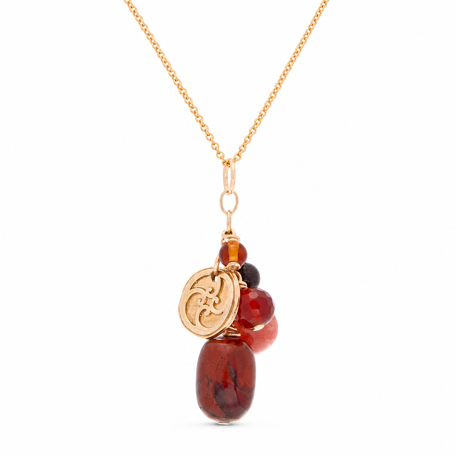 Fire Mystic Stone Necklace