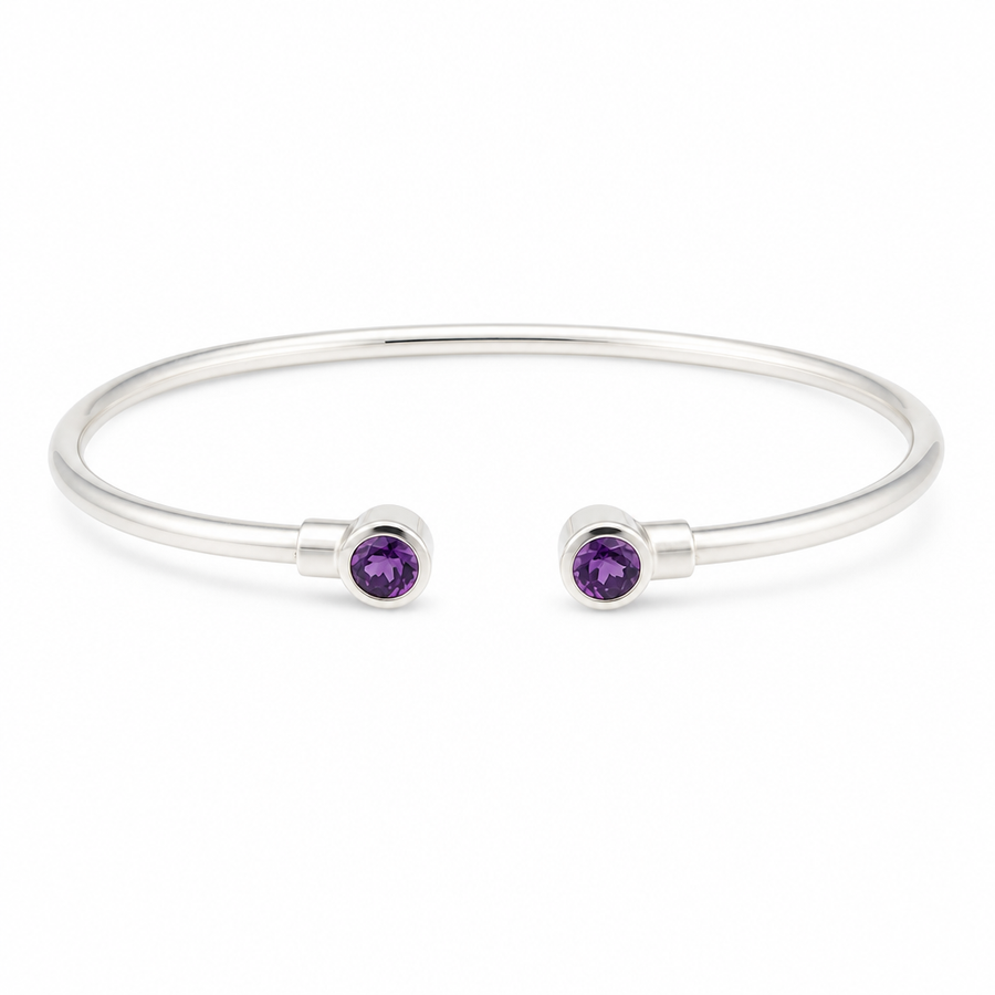 Eclipse Bangle - Amethyst