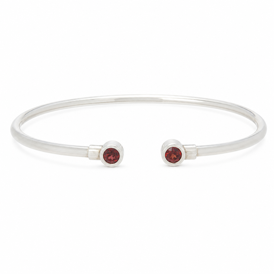 Eclipse Bangle - Garnet