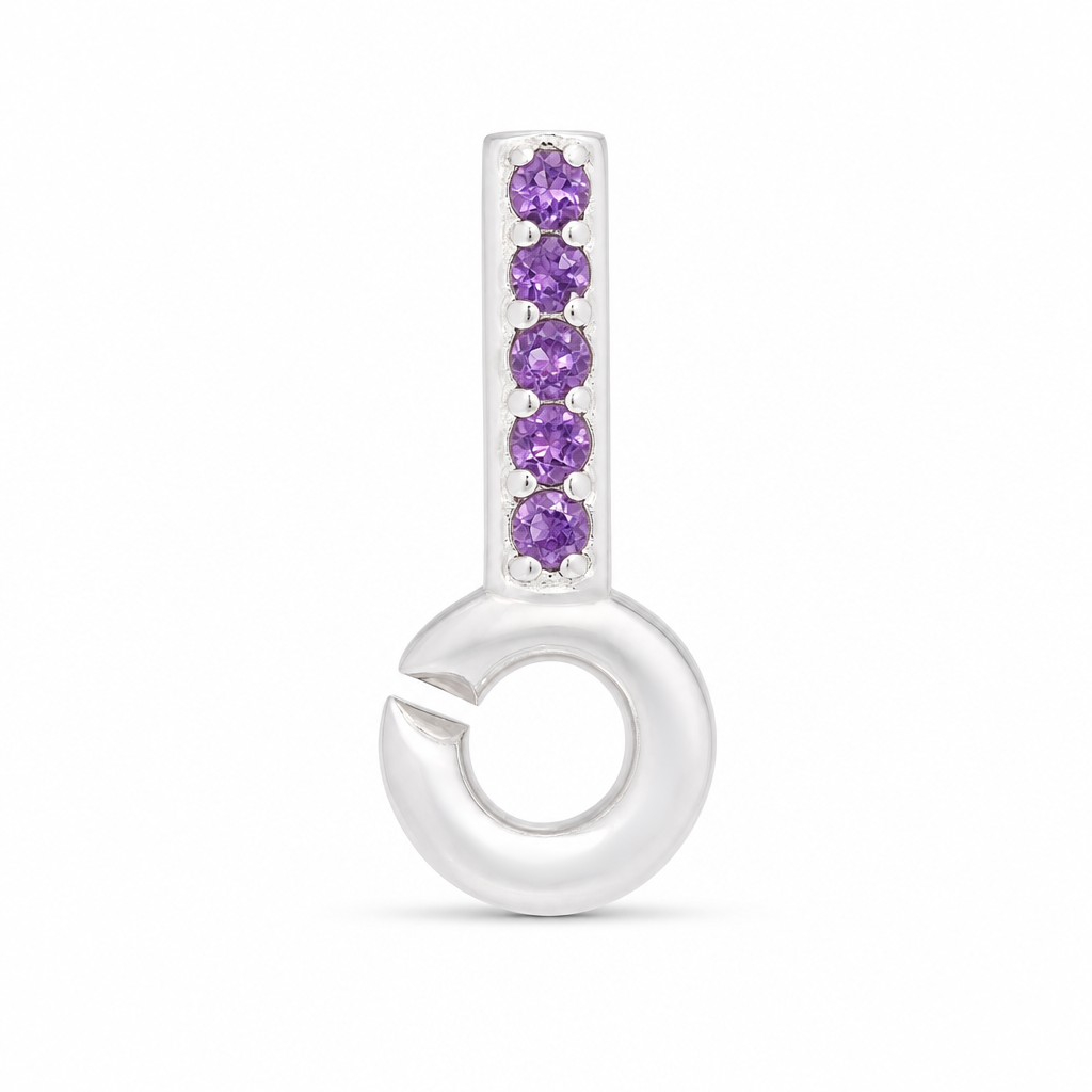 Sterling Silver Earring Topper with 5 Stones