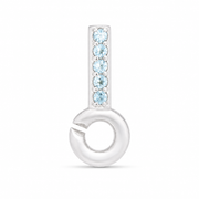 Sterling Silver Earring Topper with 5 Stones