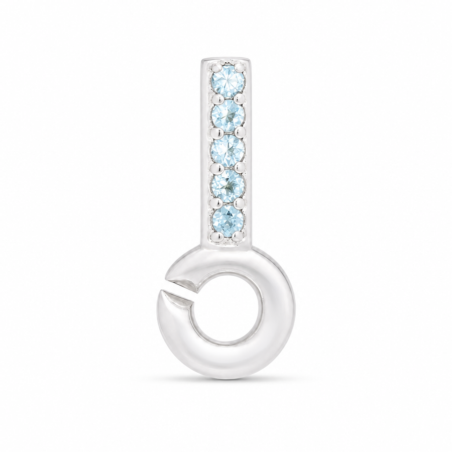 Sterling Silver Earring Topper with 5 Stones