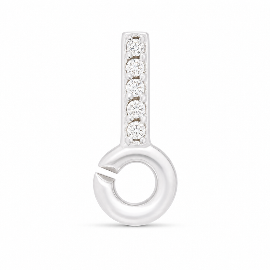 Sterling Silver Earring Topper with 5 Stones
