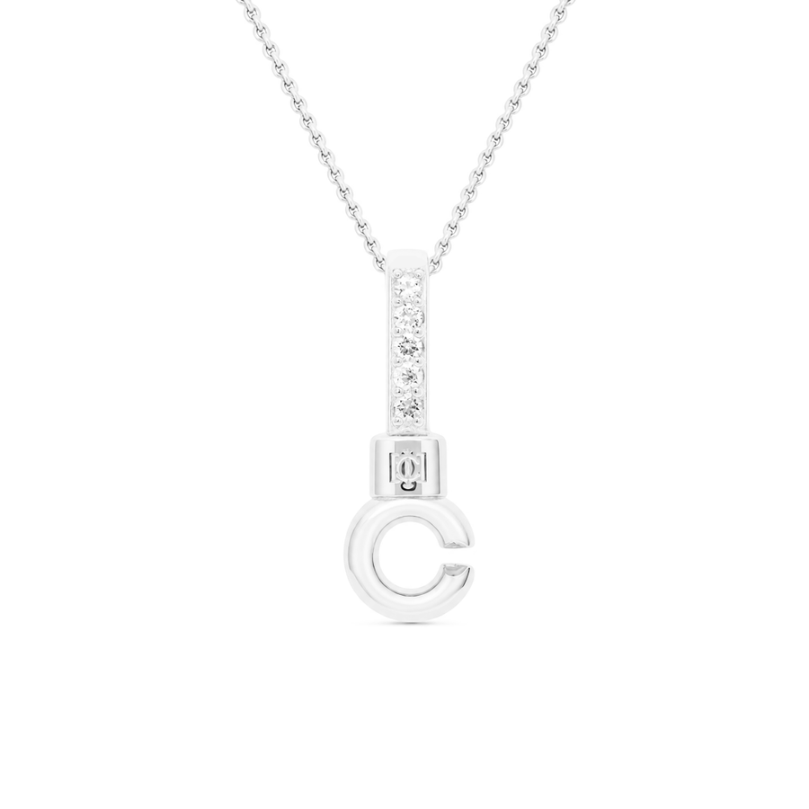 Sterling Silver Pendant Tops with 5 Stones