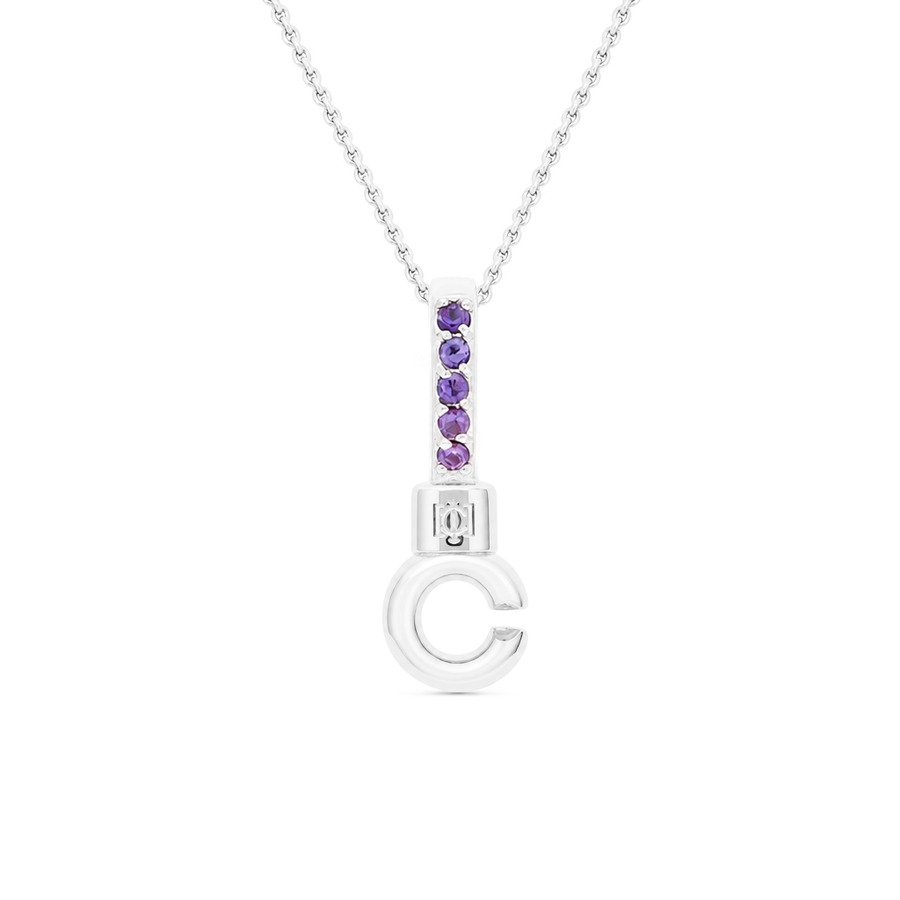 Sterling Silver Pendant Tops with 5 Stones