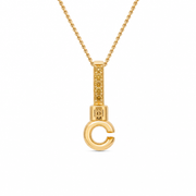 Gold Vermeil Pendant Tops with 5 Stones