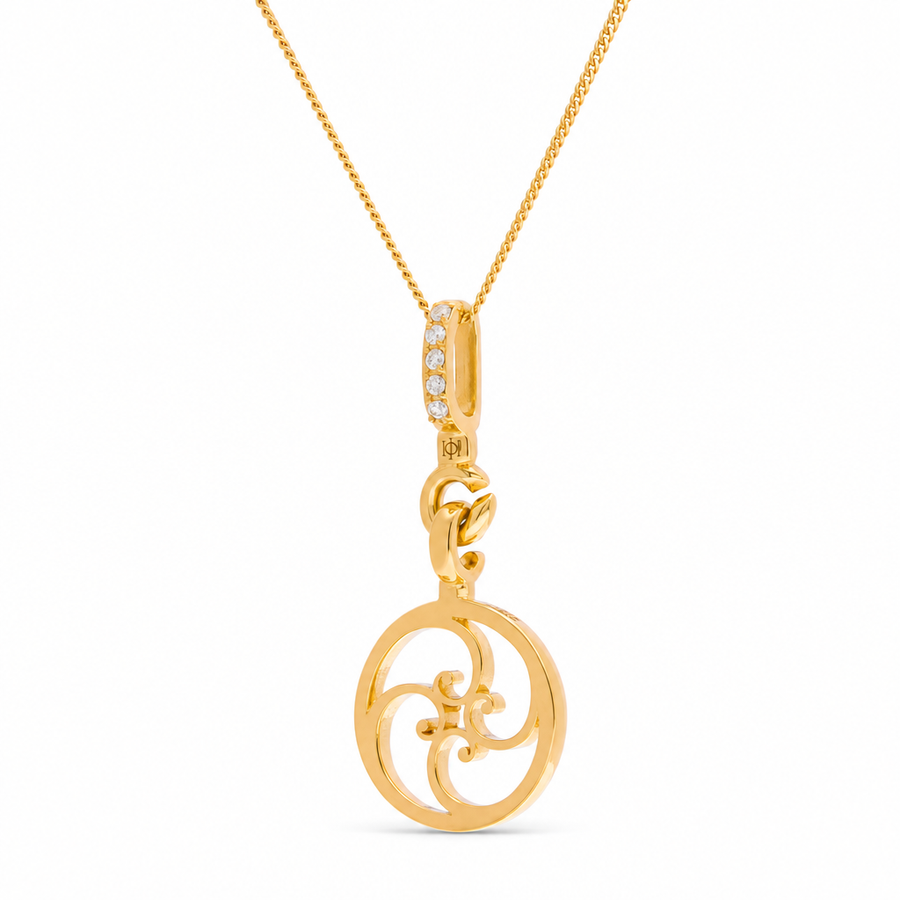 Spiral Necklace - Vermeil