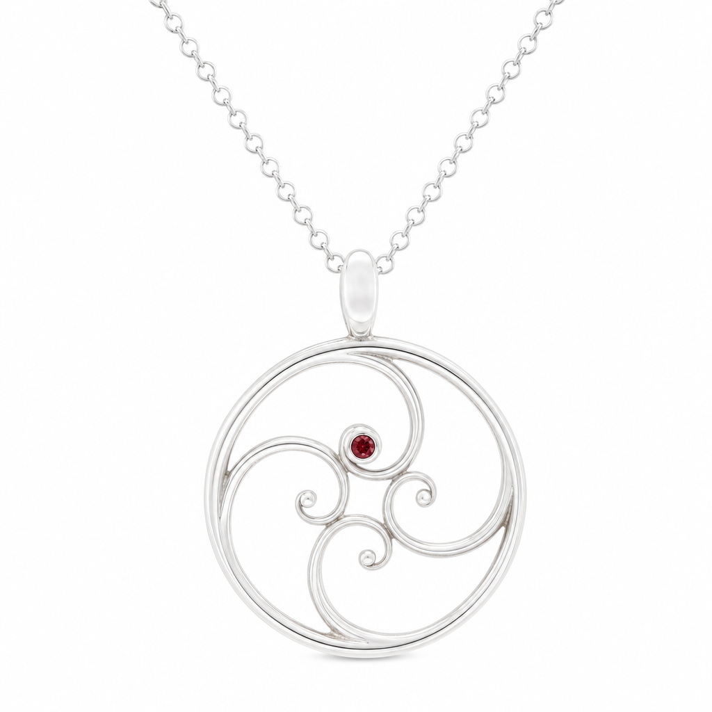 Spiral Necklace (28mm)