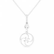 Spiral Necklace - Silver