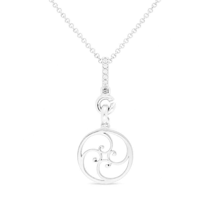 Spiral Necklace - Silver