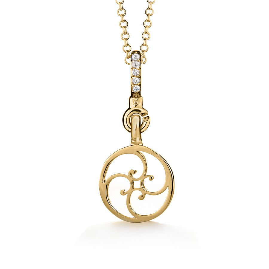 Spiral Necklace - Vermeil