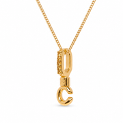 Gold Vermeil Pendant Tops with 5 Stones