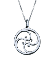 Spiral Necklace - Silver