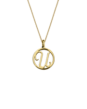 Letter U Alphabet Coin