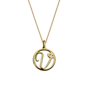Letter V Alphabet Coin