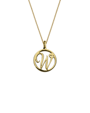 Letter W Alphabet Coin
