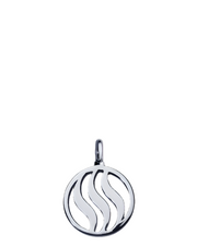 Fire Pendant with Pink Sapphire, Citrine & Rose Quartz (18mm)