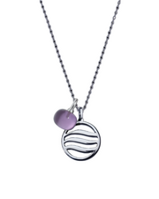 Air Pendant with Amethyst & Pink Sapphire (12mm)