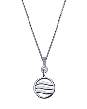 Air Pendant with Amethyst & Pink Sapphire (12mm)