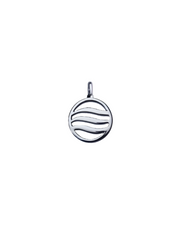 Air Pendant with Amethyst & Pink Sapphire (12mm)