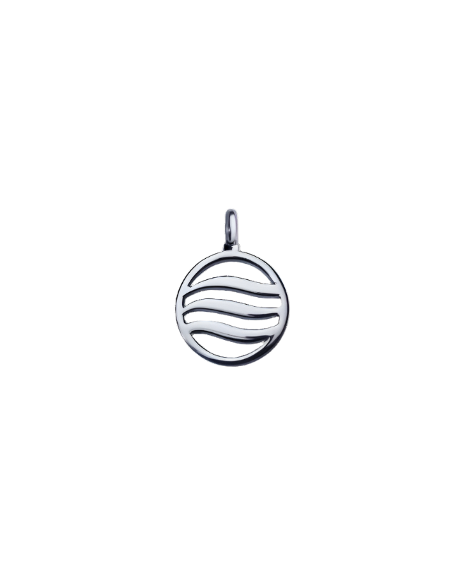 Air Pendant with Amethyst & Pink Sapphire (12mm)
