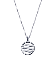 Air Pendant with Amethyst & Pink Sapphire (12mm)