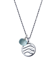 Water Pendant with Aquamarine