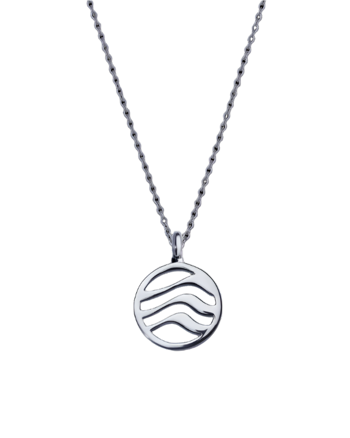 Water Pendant with Aquamarine