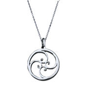 Spiral Necklace - Silver
