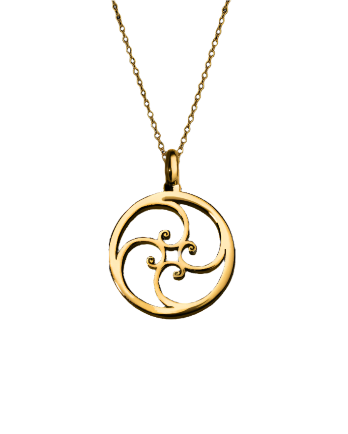 Spiral Necklace - Vermeil