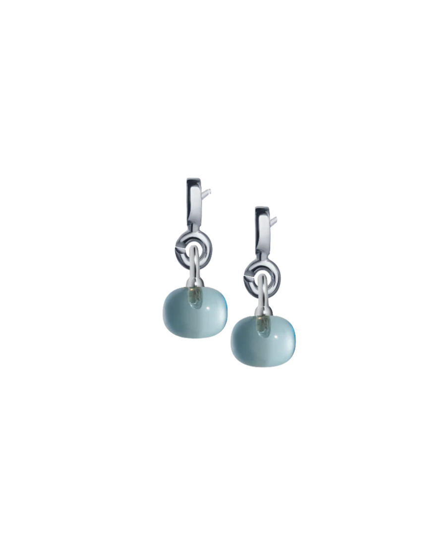 Sterling Silver Earrings with Custom Mini Drop