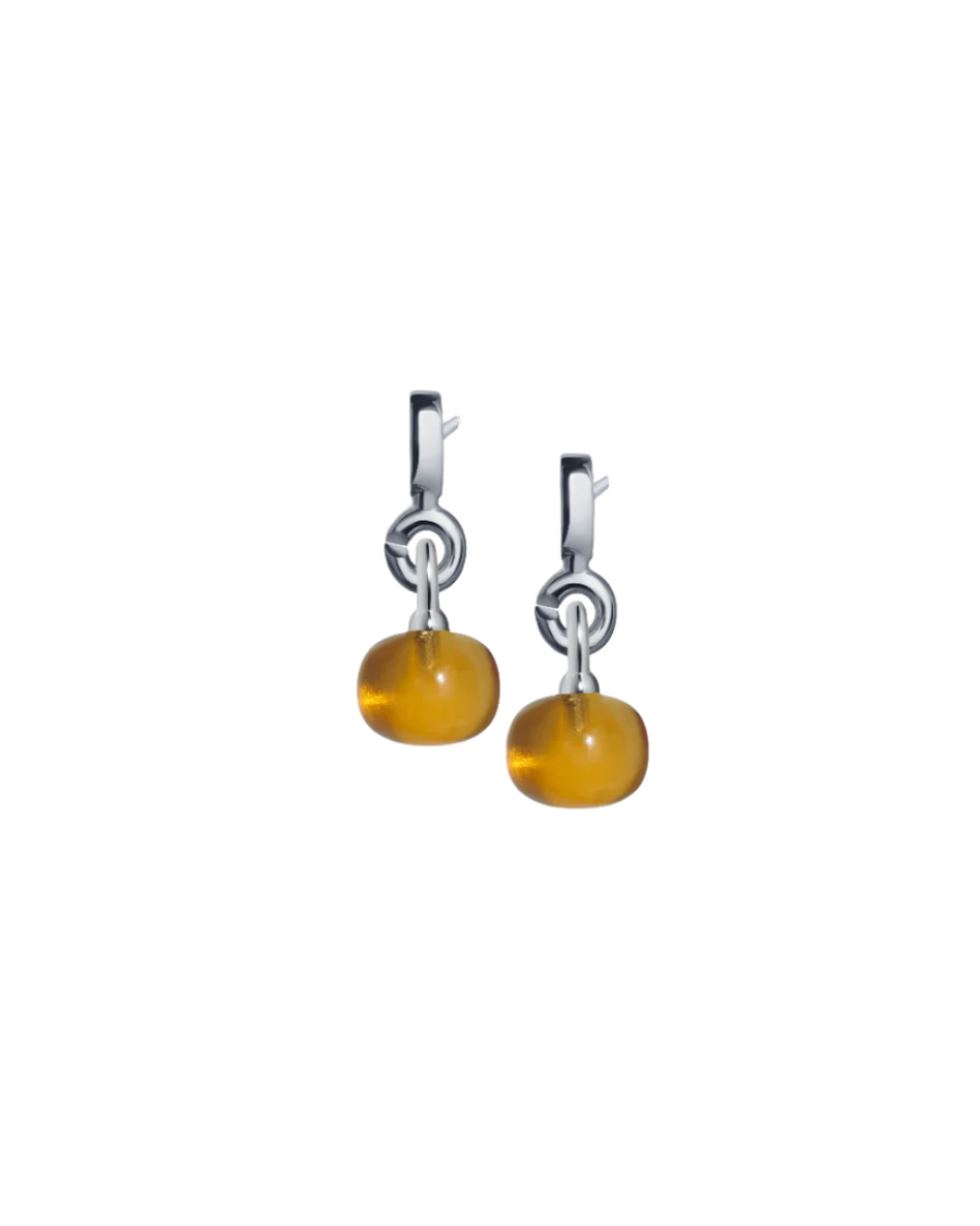 Sterling Silver Earrings with Custom Mini Drop