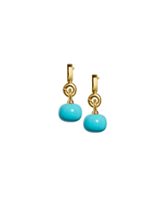 Gold Vermeil Earrings with Custom Mini Drop