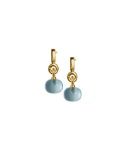 Gold Vermeil Earrings with Custom Mini Drop