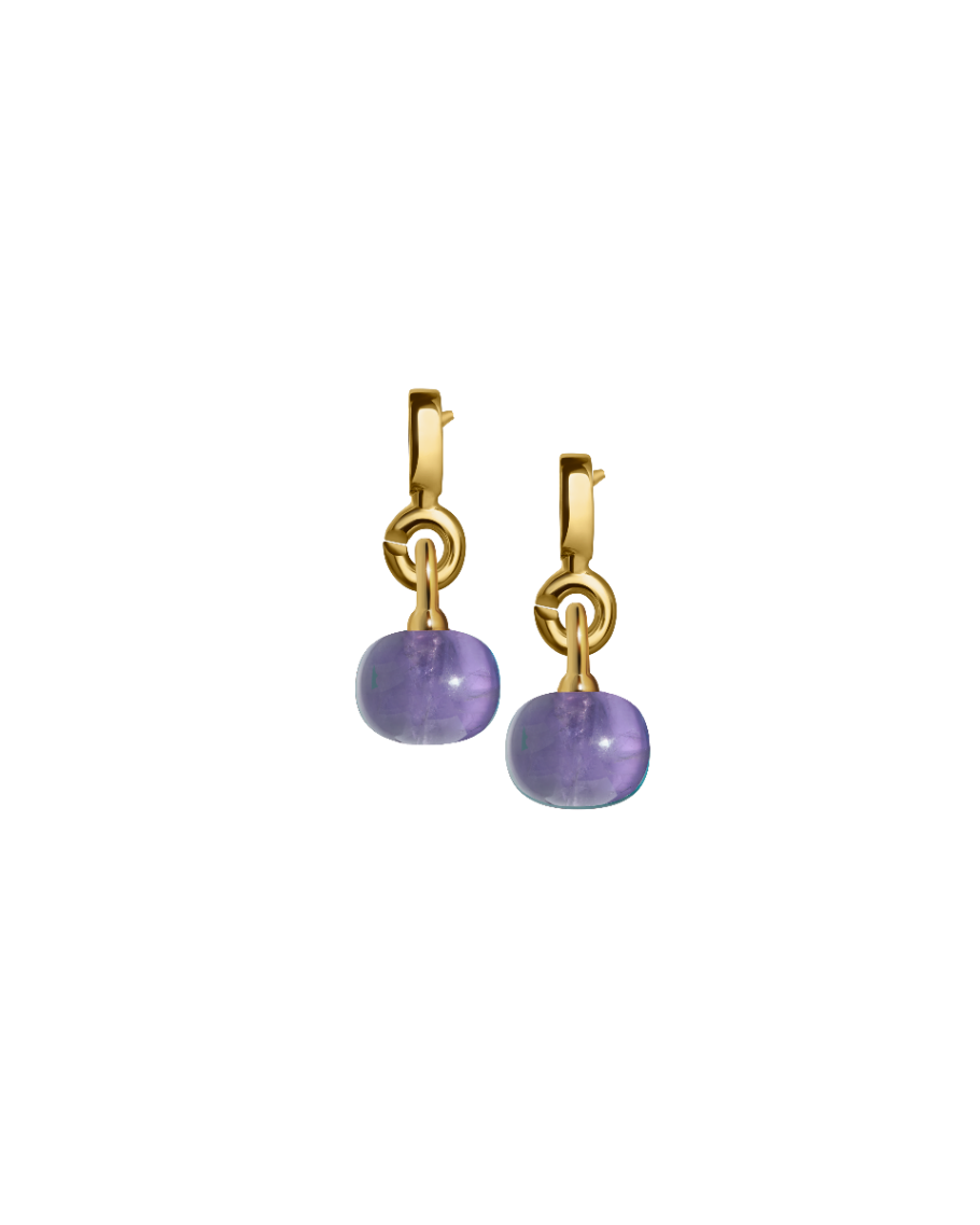 Gold Vermeil Earrings with Custom Mini Drop