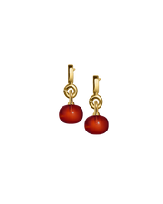 Gold Vermeil Earrings with Custom Mini Drop
