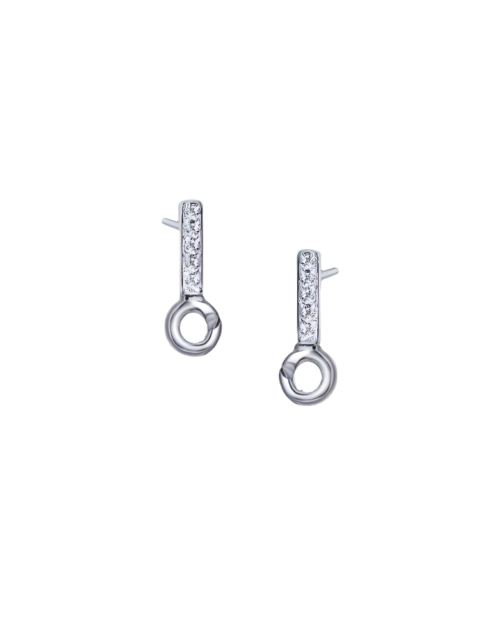 Silver or Gold Vermeil Earring Topper with 5 Stones