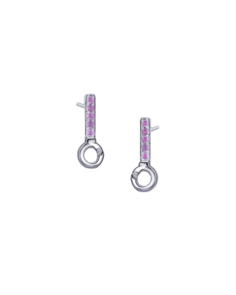 Silver or Gold Vermeil Earring Topper with 5 Stones