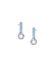 Silver or Gold Vermeil Earring Topper with 5 Stones