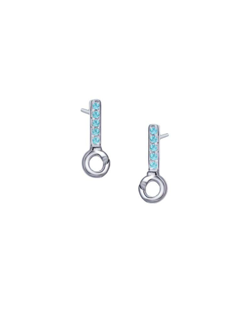 Silver or Gold Vermeil Earring Topper with 5 Stones