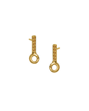 Silver or Gold Vermeil Earring Topper with 5 Stones