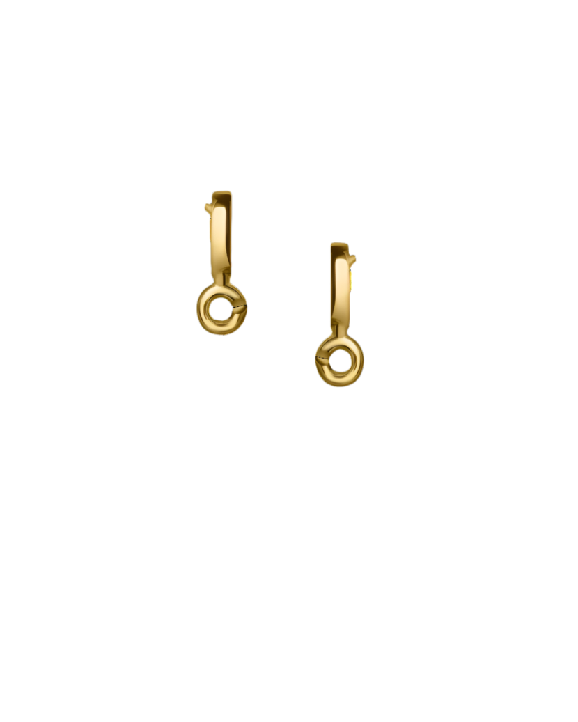 Silver or Gold Vermeil Earring Mini Topper with 5 Stones