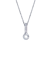 Sterling Silver Pendant Tops with 5 Stones