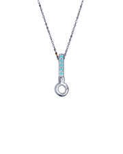 Sterling Silver Pendant Tops with 5 Stones